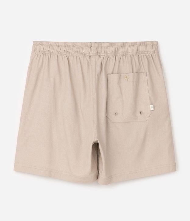 Bermuda en Tela con Cáñamo y Bolsillos 8