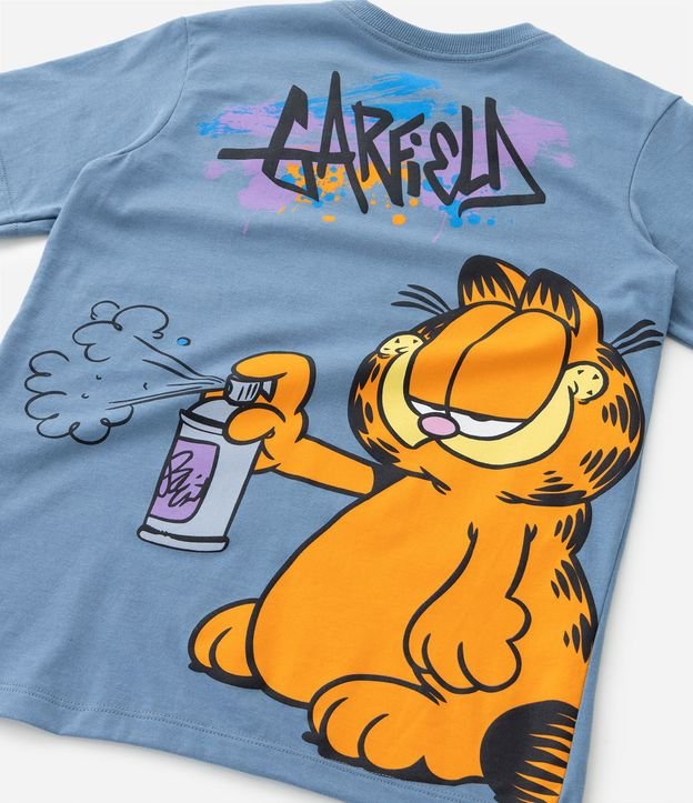 Remera Infantil con Estampa Garfield con Grafiti - Talle 5 a 14 años 7