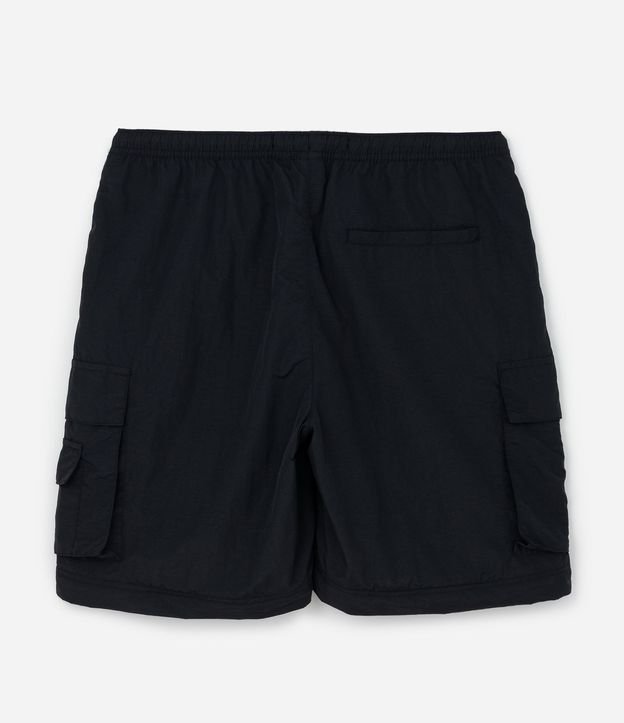 Pantalón Paper Touch Vira Bermuda con Puxador en la Parte Baja 12