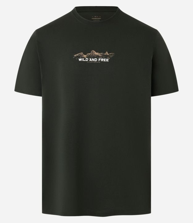 Remera Comfort en Algodón con Estampa Lettering 4