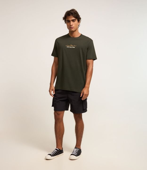 Remera Comfort en Algodón con Estampa Lettering 2