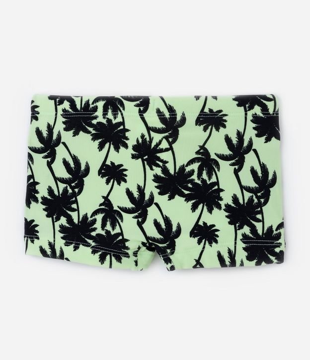 Sunga Boxer Infantil con Proteccion UV y Estampa Cocoteros - Talle 5 a 14 años 2