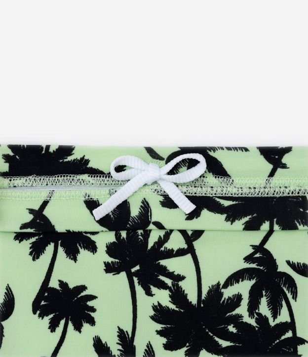Sunga Boxer Infantil con Proteccion UV y Estampa Cocoteros - Talle 5 a 14 años 3