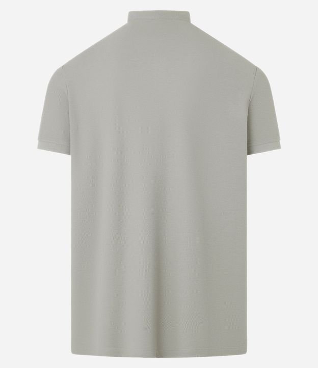 Camisa Polo Slim en Piquet Texturizado con Cuello Polo 9