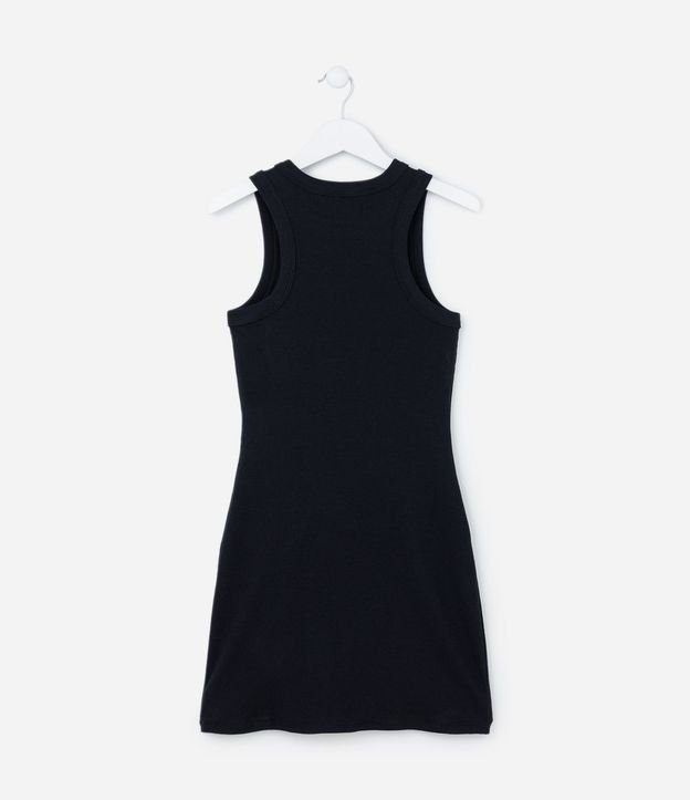 Vestido Infantil Canelado en Algodón - Talle 5 a 14 años 3