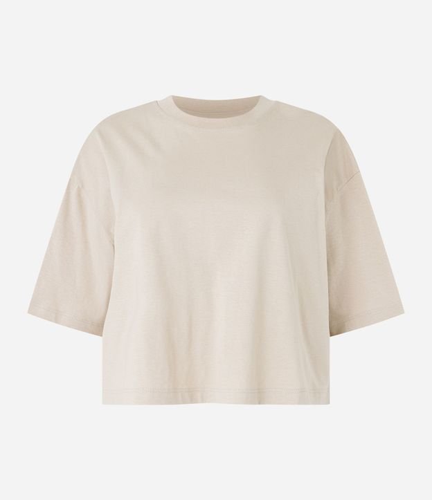 Blusa Cropped Oversized en Algodón Peruano 4