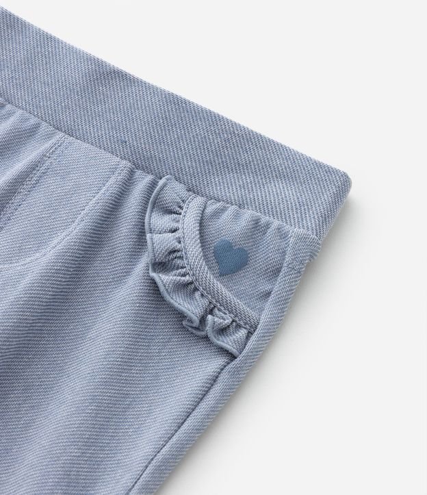 Pantalón Jegging Infantil con Volados en el Bolsillo - Talle 1 a 5 años 6