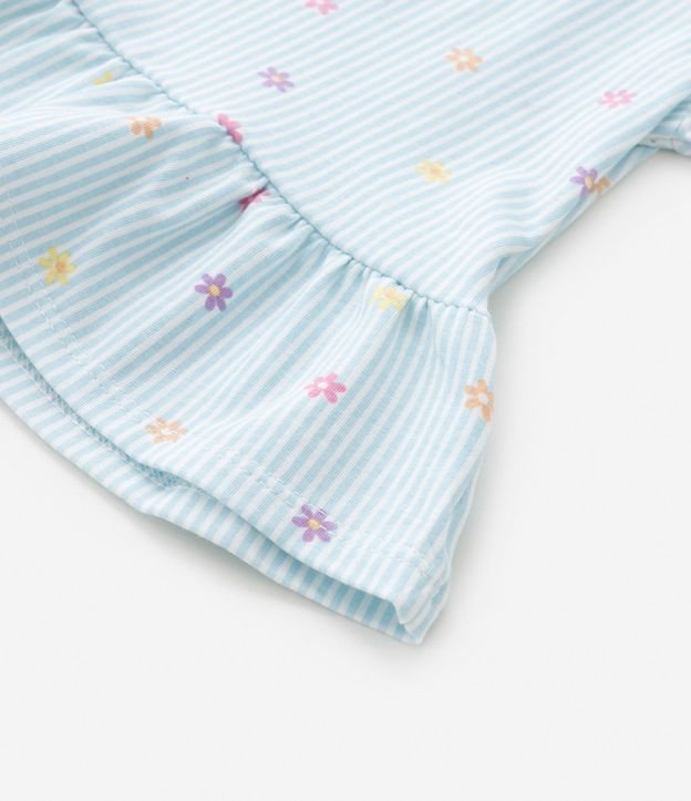 Conjunto Infantil con Volado y Moñas Aplicados - Talle 0 a 18 meses 9