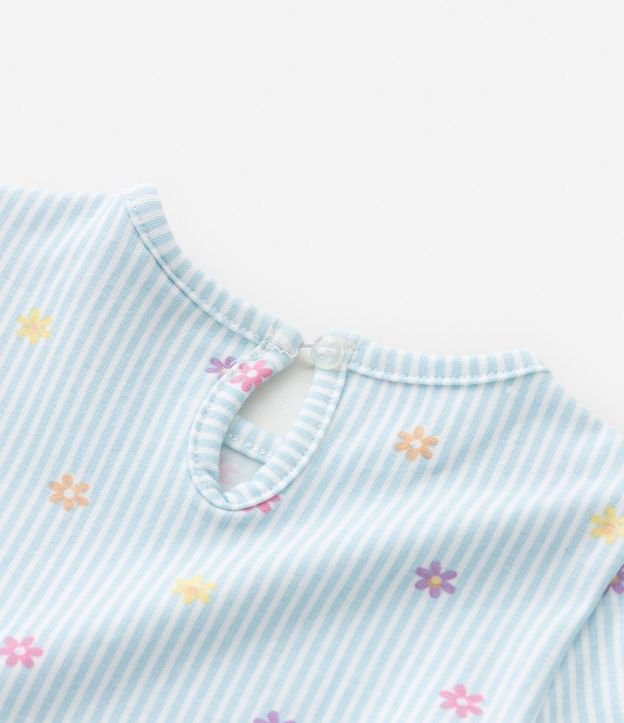Conjunto Infantil con Volado y Moñas Aplicados - Talle 0 a 18 meses 8