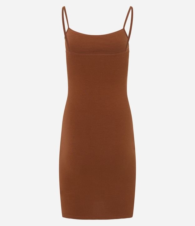 Vestido Corto en Algodón con Breteles Finos 6