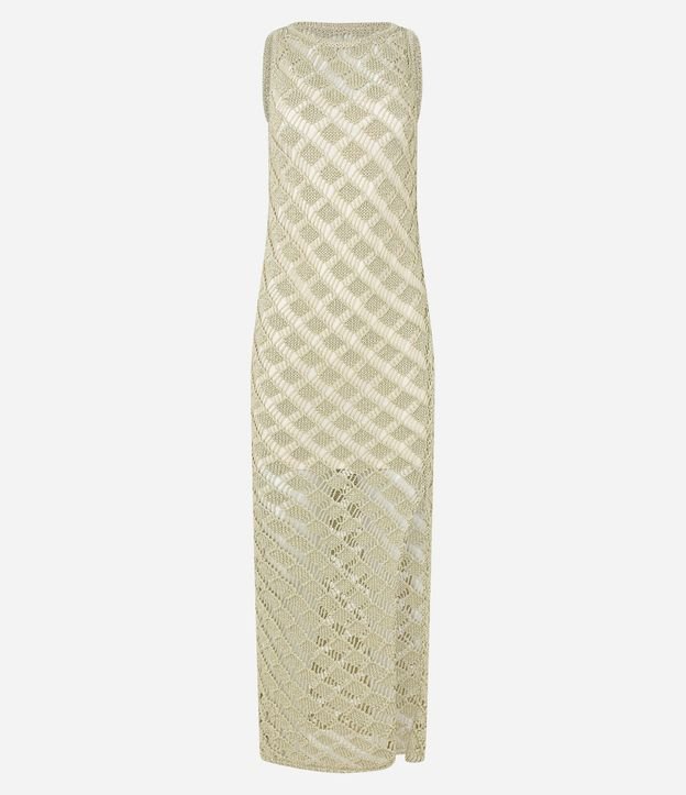 Vestido Midi de Punto con Detalles Texturizados 7