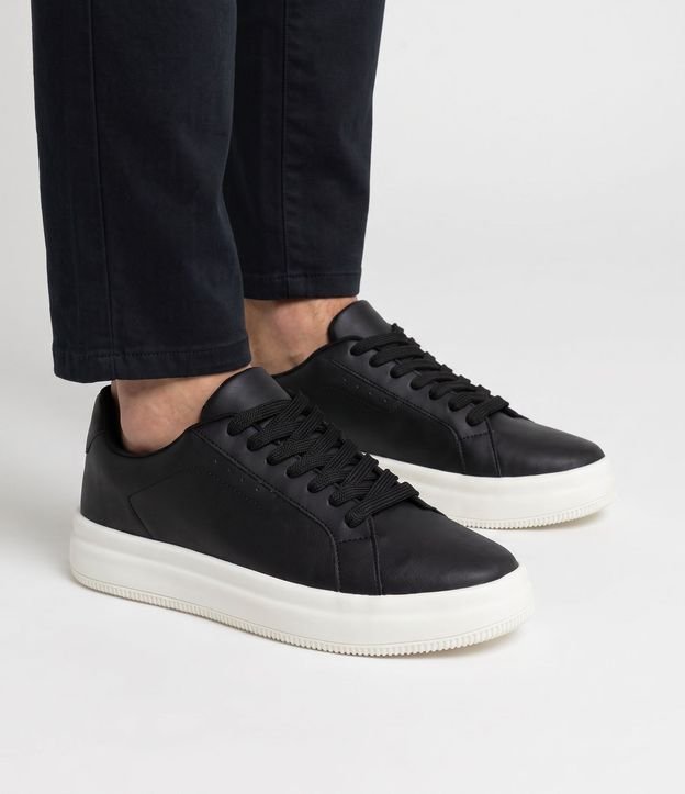 Championes Casual en PU con Suela Bold