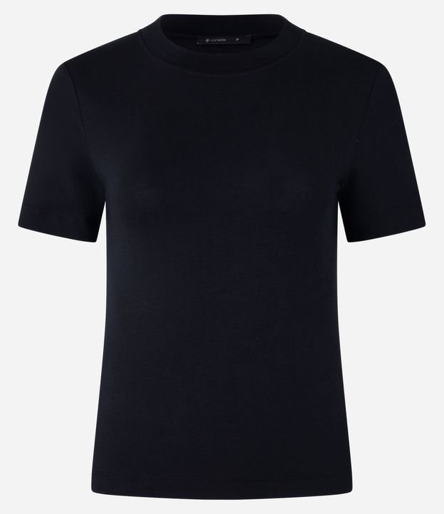 Blusa en Rib con Cuello Redondo 6