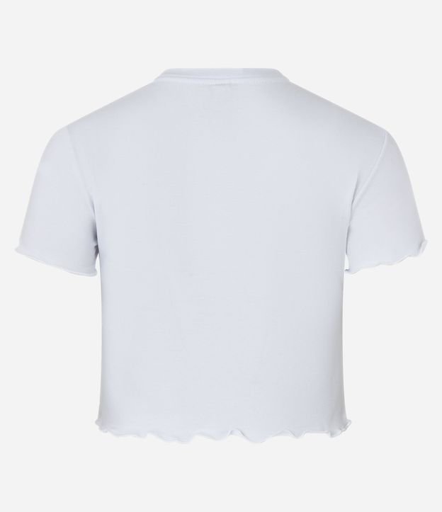 Blusa Baby Look en Algodón con Estampa Perrito 6