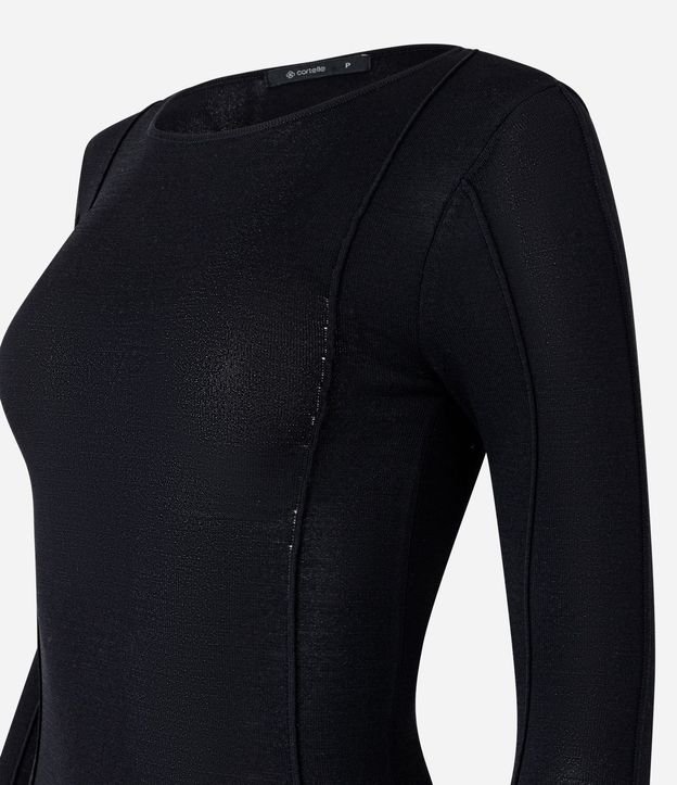 Suéter en Tricot con Frisos Delanteros 8