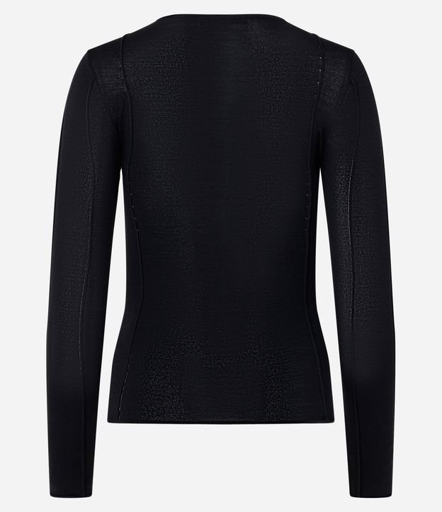 Suéter en Tricot con Frisos Delanteros 9
