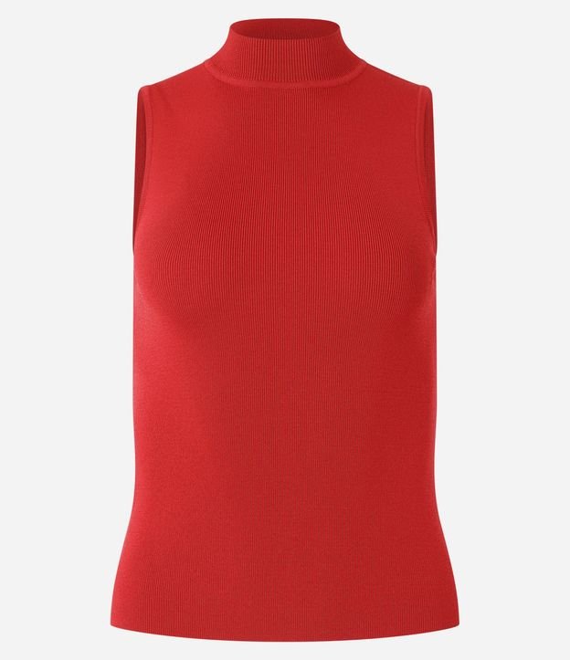 Blusa en Punto Leve con Cuello y Textura Acanalada 6