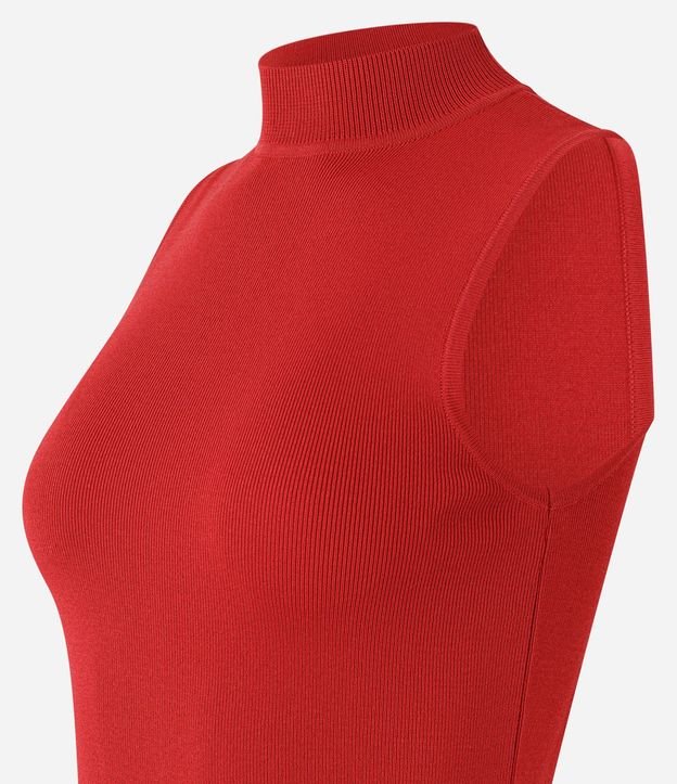 Blusa en Punto Leve con Cuello y Textura Acanalada 8