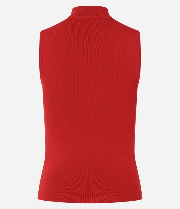 Blusa en Punto Leve con Cuello y Textura Acanalada 9