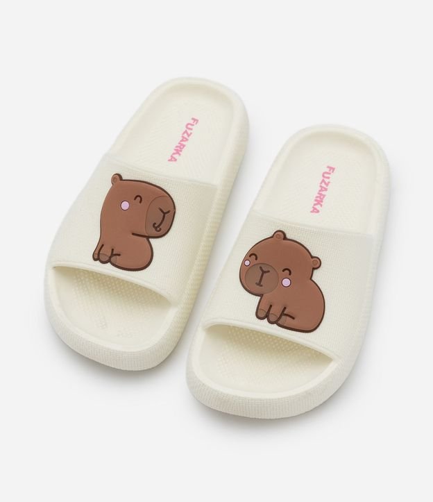 Ojota Slide Infantil con Patch de Carpincho - Talle 27 al 34 3