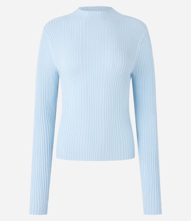 Blusa en Punto con Cuello Alto 5