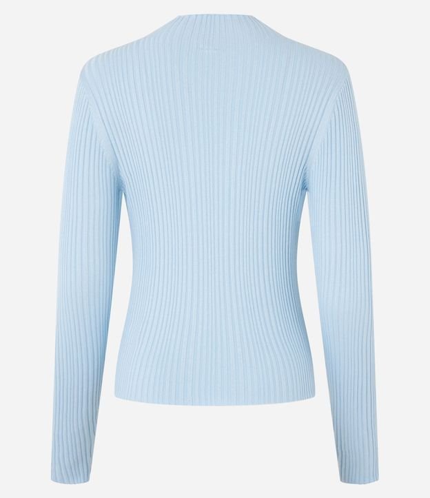 Blusa en Punto con Cuello Alto 7
