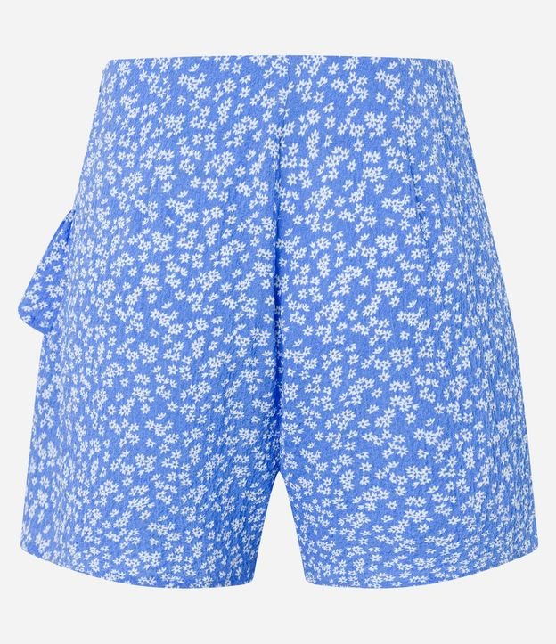 Short Pollera en Viscosa con Volado y Estampa Floral Liberty 14