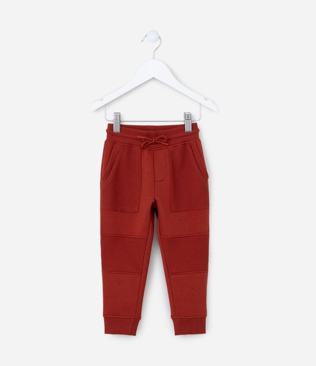 Pantalón Infantil con Recortes y Texturas - Talle 1 a 6 años