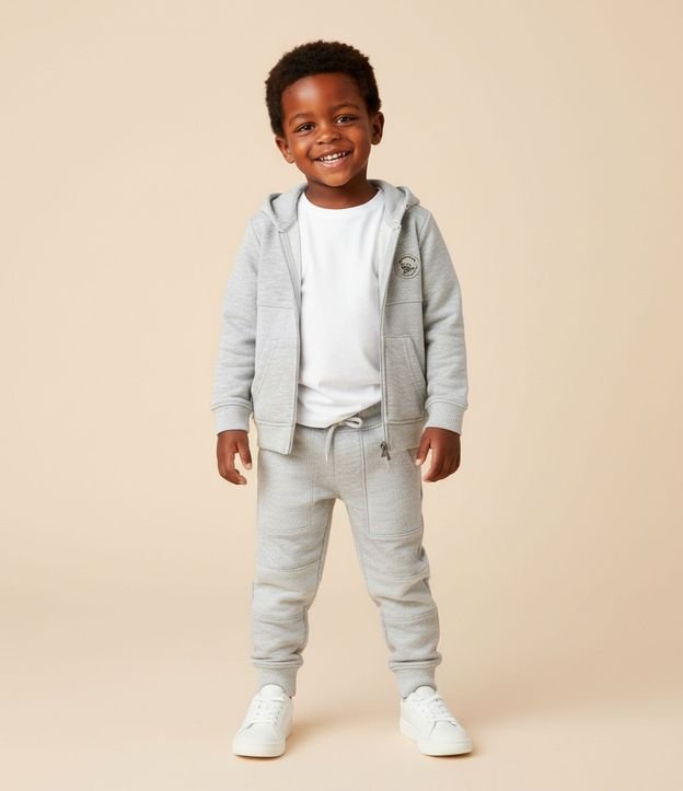 Pantalón Infantil con Recortes y Texturas - Talle 1 a 6 años