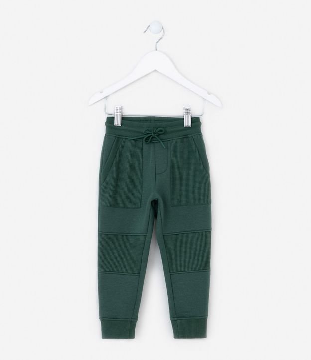 Pantalón Infantil con Recortes y Texturas - Talle 1 a 6 años 2