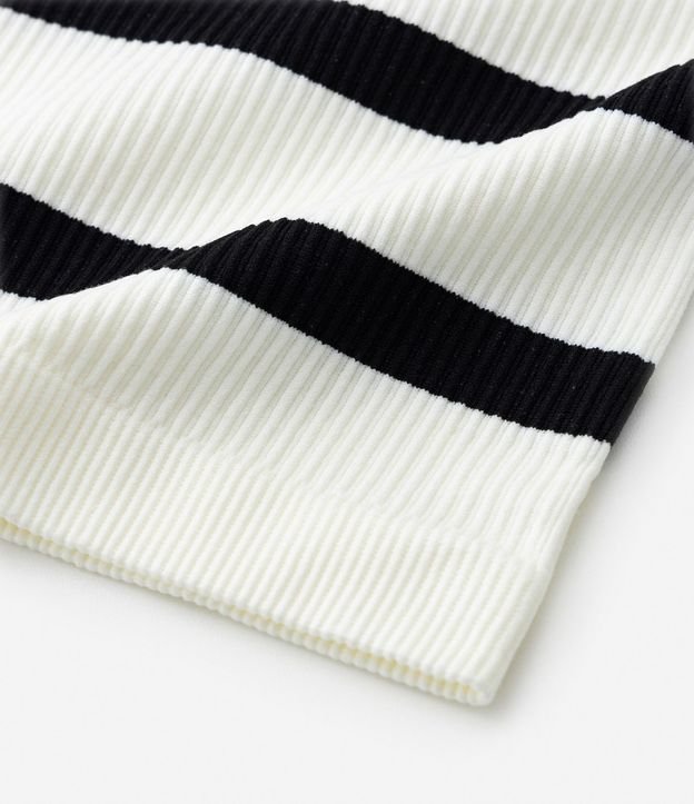 Camisa Infantil Acanalada Seamless con Cuello Polo 5