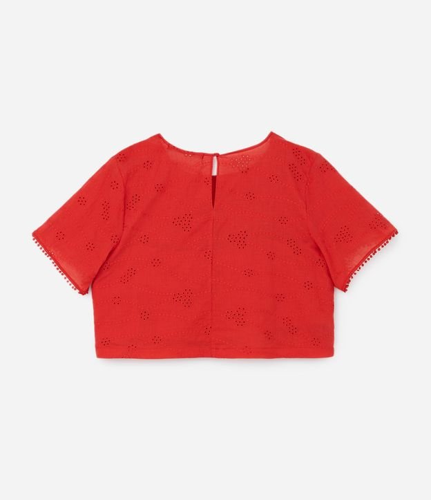 Blusa en Laise con Agujeritos Curve & Plus Size 6