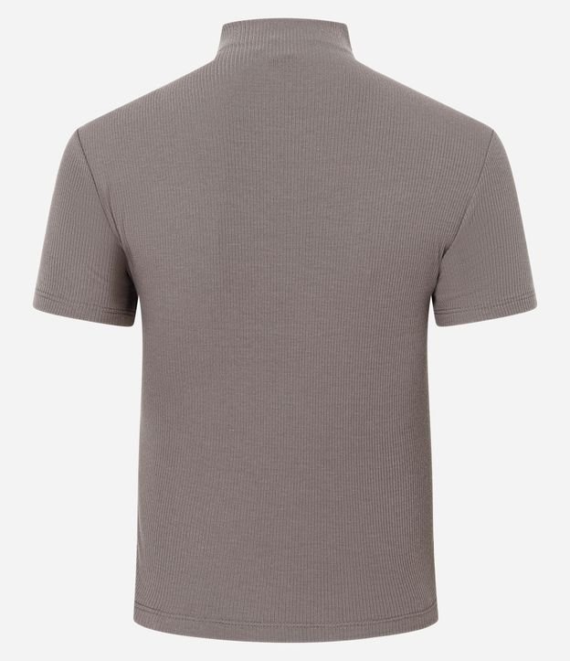Blusa en Rib con Cuello Alto 6