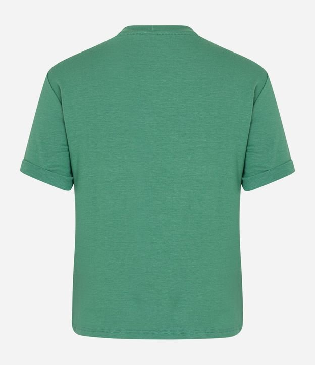 Blusa Básica en Viscosa con Manga Dobrada 6