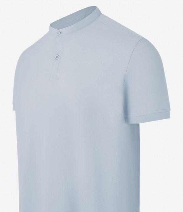 Camisa Polo Slim en Piquet Texturizado con Cuello Polo 2