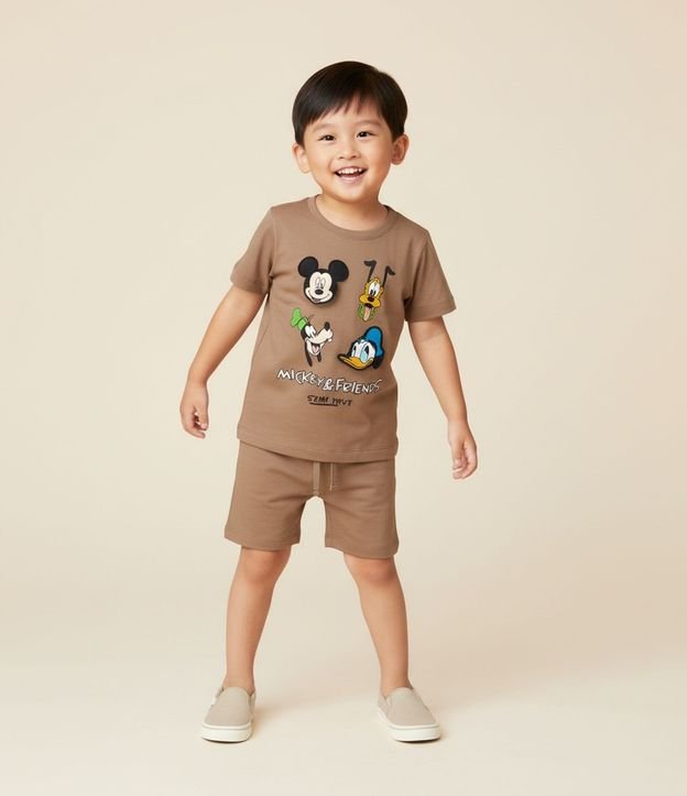 Remera Infantil con Estampa Mickey y Amigos - Talle 1 a 5 años