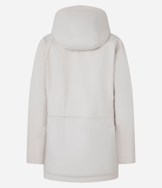 Campera Parka Gomosa en PU con Forro Peluche 8