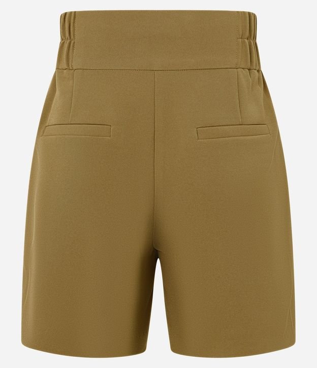 Short Sastre con Cintura Elástica y Abotonado Doble 6