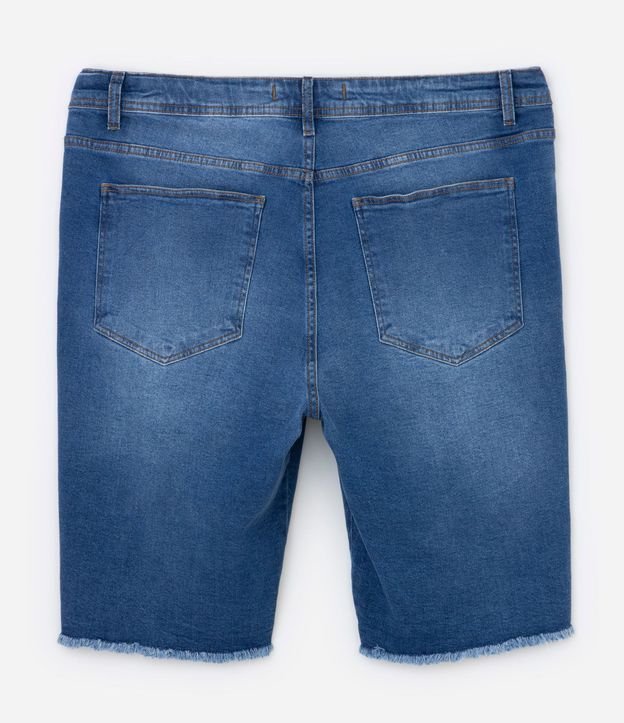 Bermuda Ciclista en Jeans con Terminación Deshilachada Curve & Plus Size 7