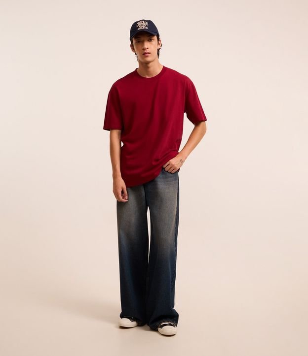 Remera Relaxed en Algodón con Efecto Grueso 2