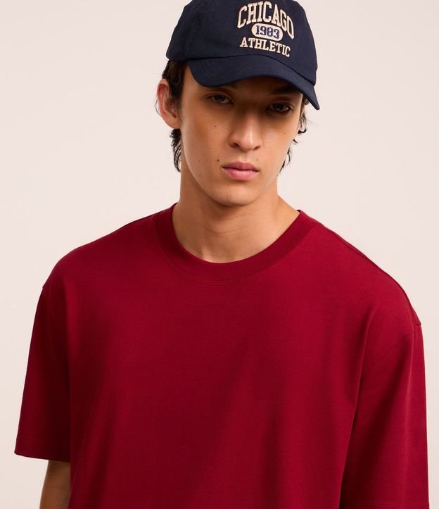Remera Relaxed en Algodón con Efecto Grueso 3