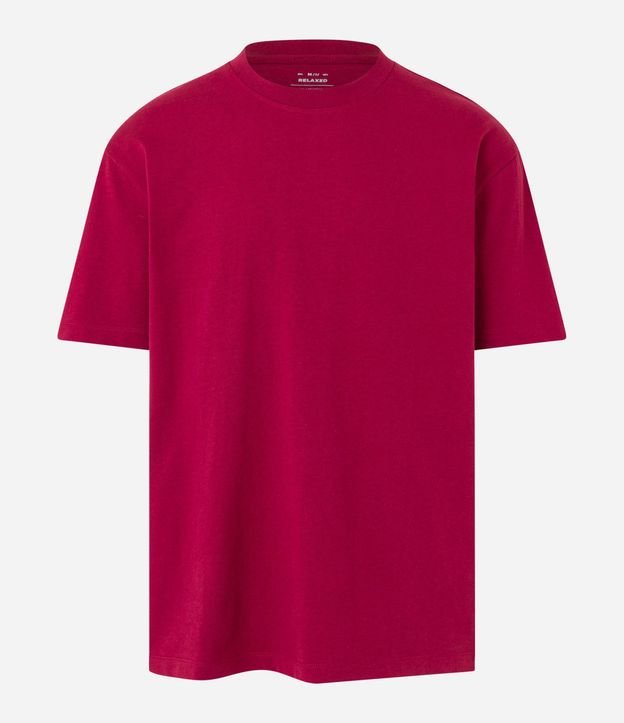 Remera Relaxed en Algodón con Efecto Grueso 5