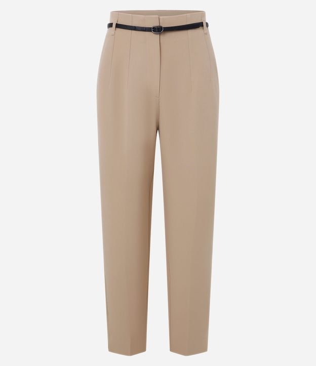 Pantalón Zanahoria Sastrería con Cinturón Hebilla 7
