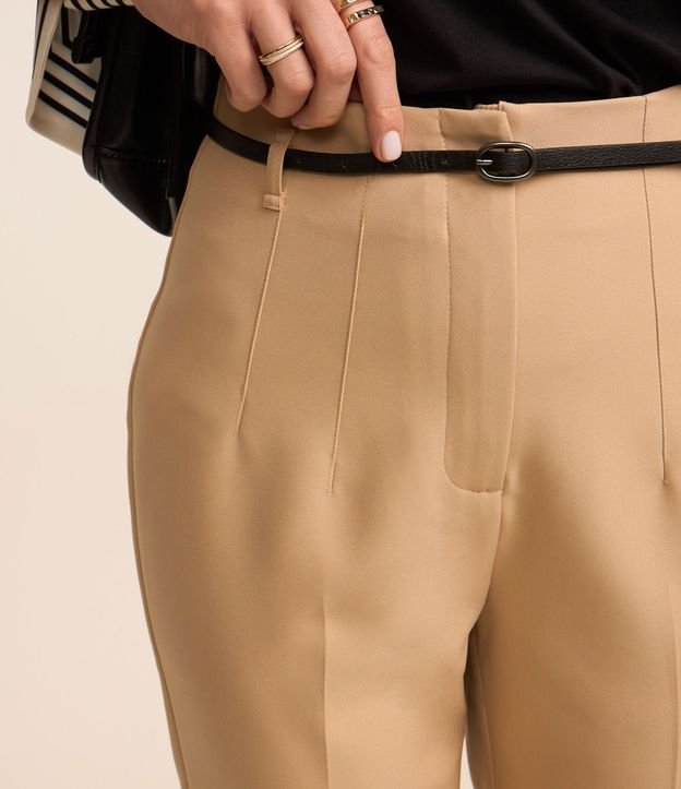Pantalón Zanahoria Sastrería con Cinturón Hebilla 5