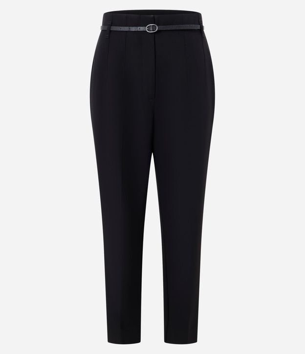 Pantalón Zanahoria Sastrería con Cinturón Hebilla 6