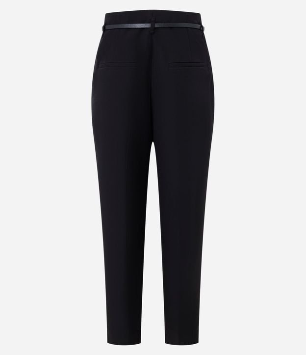 Pantalón Zanahoria Sastrería con Cinturón Hebilla 7