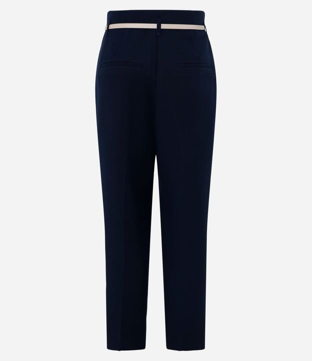 Pantalón Zanahoria Sastrería con Cinturón Hebilla 5