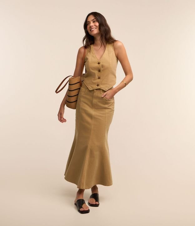 Sandalia Plana Mule en Cuero con Parte Superior Ancha 6