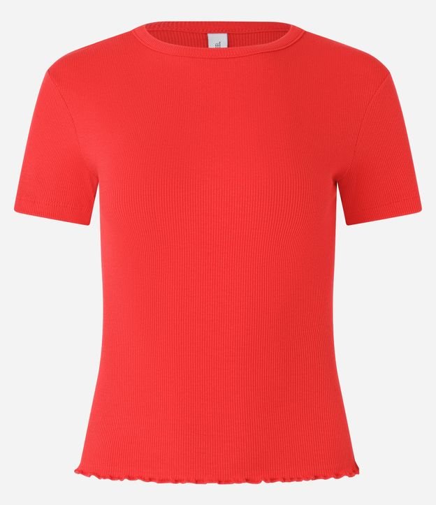 Blusa en Viscosa Texturizada con Bajo Ondulado 6