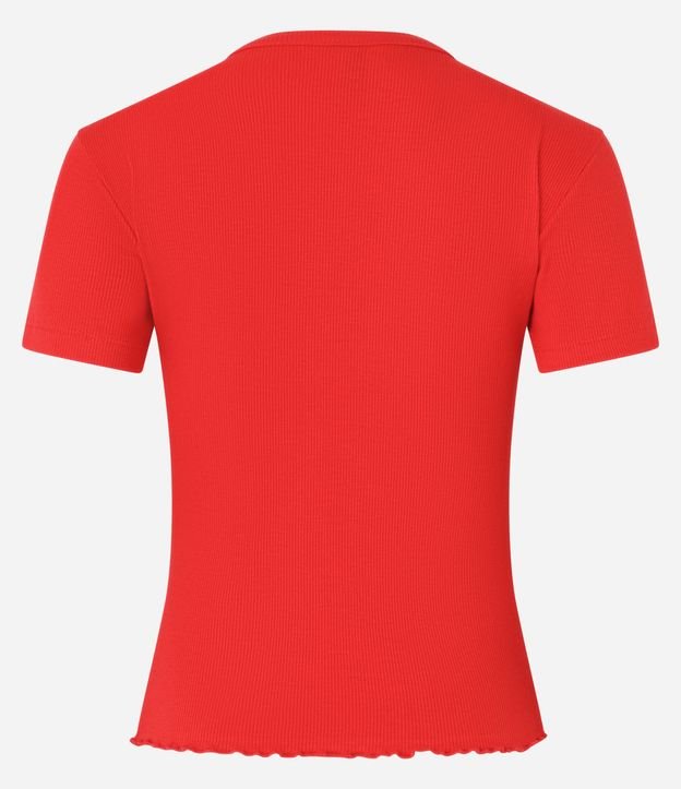 Blusa en Viscosa Texturizada con Bajo Ondulado 8
